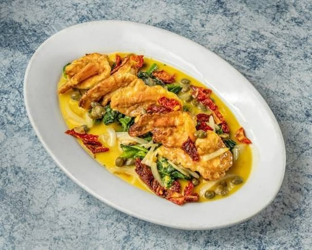 Shrimp Toscano.